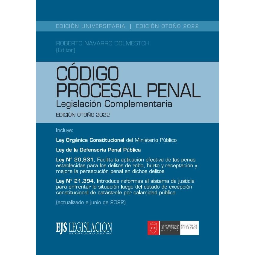 Código Procesal Penal – Otoño 2022