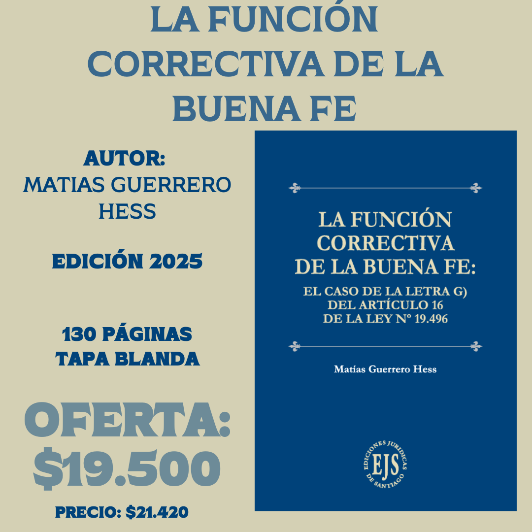 La Función Correctiva de la Buena Fe